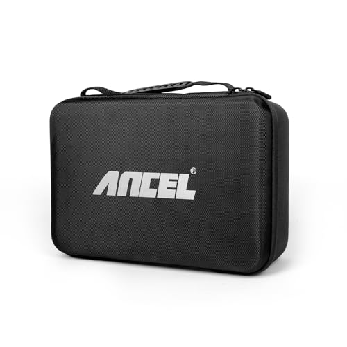 ANCEL EVA Hard Protective Case for V5 HD PRO Heavy Truck Scanner, Waterproof Shockproof Storage Bag with Large Capacity, Smooth Zippers and Easy Carry Handle, Travel Ready - style: Case for V5HD PRO
