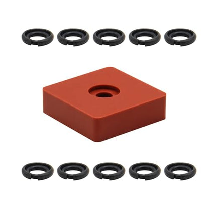 (10 Sets) 3/8" Impact Wrench Retaining Rings with O-Ring, Compatible with Electric/Pneumatic Cordless Wrench, Including Retainer Ring Anvil Install Tool - size: (10 Sets) 3/8" Retaining Rings with O-Ring & Tool