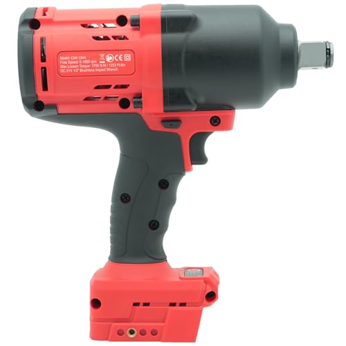BESWELL CIW-134A-ML 3/4" Impact Wrench for Milwaukee 18V Battery, 1256 Ft | Heavy-duty brushless impact gun with 4-mode speed. Bare tool (battery not included) for truck & heavy equipment repair.