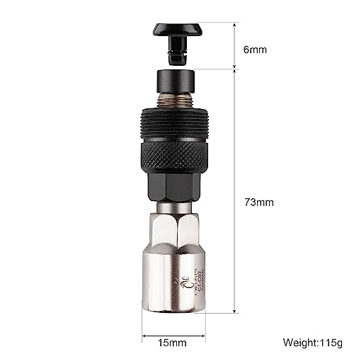 Bike Bicycle Crank Puller, Crank Removal Tool for bike with Square Taper Bottom Bracket and Splined ISIS Drive, Octalink (CT-C02) - style: CT-C02