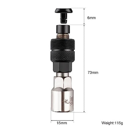 Bike Bicycle Crank Puller, Crank Removal Tool for bike with Square Taper Bottom Bracket and Splined ISIS Drive, Octalink (CT-C02) - style: CT-C02