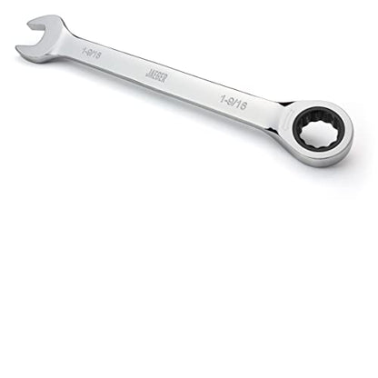 Jaeger 1 9/16 Inch TIGHTSPOT Ratchet Wrench with 120-Tooth Ratcheting Precision and Hardened, Polished Steel for Projects with Tight Spaces - size: 1 9/16 Inch/SAE