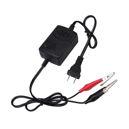 12V 1300mA Sealed Lead Acid (SLA) Battery Charger, Trickle Charger for Car Battery, Battery Charger Maintainer with Short Circuit Protection, Universal Charger Adapter for Car Motorcycle