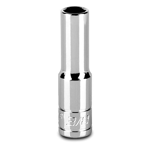 Capri Tools 3/8-Inch Deep Socket, 3/8-Inch Drive, 6-Point, SAE - size: 3/8-Inch