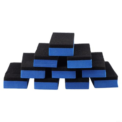 10Pcs Tire Applicator Dressing Shine Sponge, Car Ceramic Coating Applicator Sponge Pads for Car Waxing and Polishing, Wax and Polish Foam Pads