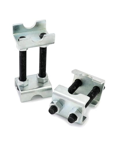 QWORK 2-Way Adjustable Spring Spacer, Spreads or Compresses Coil Springs, 8 Pack Mini Coil Spring Compressor Strut Shock Absorber - size: 8 Pack