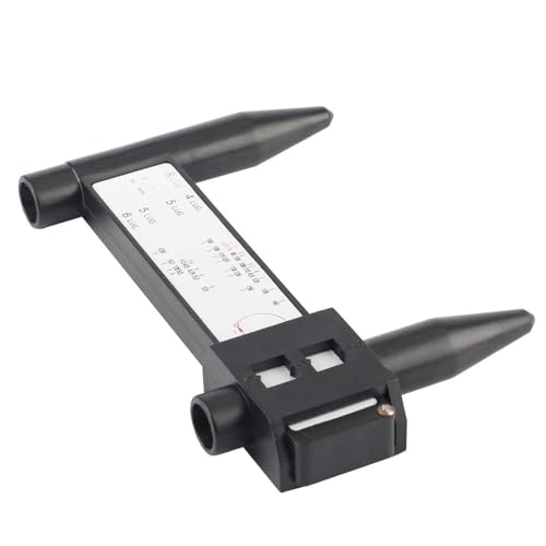 Wheel Bolt Pattern Measuring Tool, PCD Gauge for Wheel/Rim Lug Pattern, Sliding Caliper Ruler for 4 5 6 8 Lugs, Universal for Car Truck SUV Trailer