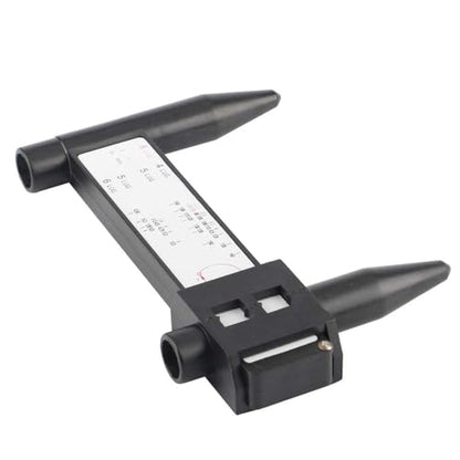 Wheel Bolt Pattern Measuring Tool, PCD Gauge for Wheel/Rim Lug Pattern, Sliding Caliper Ruler for 4 5 6 8 Lugs, Universal for Car Truck SUV Trailer