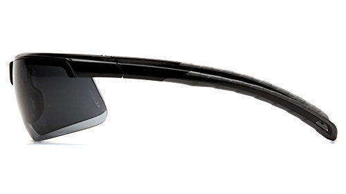 Pyramex Ever-Lite Lightweight Safety Glass Indoor/Outdoor Mirror Lens - color: Gray H2x Anti-fog Lens/ Black Frame