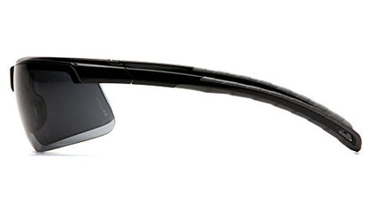 Pyramex Ever-Lite Lightweight Safety Glass Indoor/Outdoor Mirror Lens - color: Gray H2max Anti-fog Lens/Black Frame