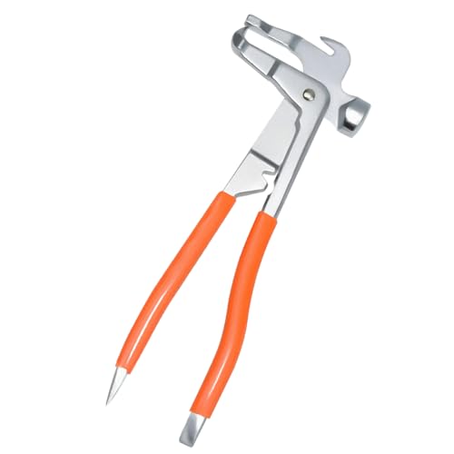 Zpana Car Wheel Balancing Weight Plier, Wheel Balance Hammer Tool (Orange) | Vehicle Tire Clip On Weight Balance Rim Repair Remover Accessories, Universal for Sedan, SUV, Truck - color: Orange