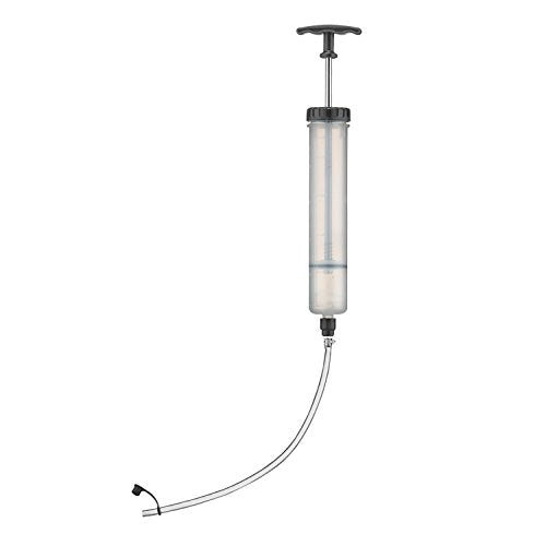 Lumax LX-1387 Fluid Extractor/Dispenser, (15 oz.), Syringe-Action Pump for Brake Fluid, Antifreeze, Power Steering Fluid, Gear Oil & Coolant. Automotive, Garage, Marine & Industrial Use
