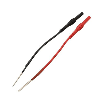 2PCS 4mm Spoon Power Probe Accessories Back Probe Test Lead Kit Automotive Compatible with Banana Plug Test Leads Flexible Back Probe Pins for Automotive Car Repairing, Multimeter,Electrical Testing