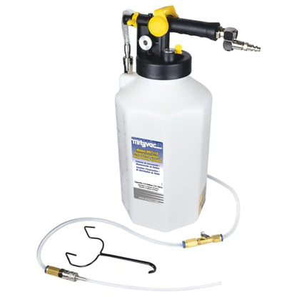 Mityvac MV7110 Fluid Extractor Dispenser for Evacuating, Topping-Off, Refilling Reservoirs or Bleeding Hydraulic Brake/Clutch Systems, 2.5 Gallon, 120 PSI, Compressed Air, Vacuum or Positive Pressure - style: MV7110