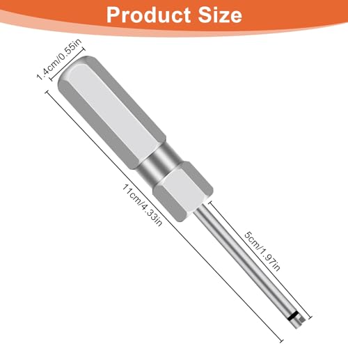Linkstyle 2pcs Valve Core Removal Tool Set, Screwdriver Tire Valve Stem Core Remover Tool for Schrader Valves Cores