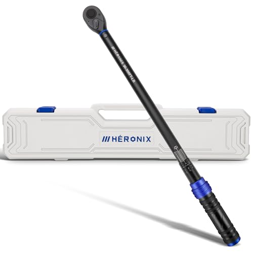 1/2-Inch Drive Click Torque Wrench, 30-300 ft-lb (40.7-406.8 Nm), ±3% Accuracy 72-Tooth Dual-Direction Ratchet, Mechanical Hand Tool for Lug Nuts, Tire Change, Truck & Auto Maintenance - size: 1/2" DR.『30-300 FT.LB』
