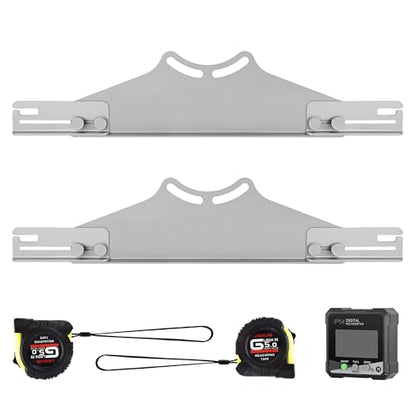 Toe Alignment Tool Toe Plates Wheel Alignment Tool Automotive with 2 Tape Measures and 1 Digital Angle Finder Provides Accurate Fast Wheel Alignment Measurements for Car, ATV, UTV - size: Applicable to M12 hub bolts