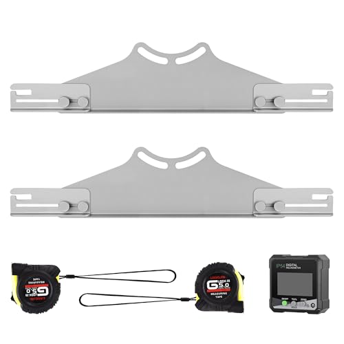 Toe Alignment Tool Toe Plates Wheel Alignment Tool Automotive with 2 Tape Measures and 1 Digital Angle Finder Provides Accurate Fast Wheel Alignment Measurements for Car, ATV, UTV - size: Applicable to M12 hub bolts