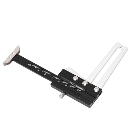 Brake Disc Depth Gauge, Lever Action Floating Jaw Precision, Tire Tread Depth Gauge, 0-60mm Metric Scale for Car Owners, Mechanics, Auto Repair Shops, DIY Vehicle Maintenance, HOM