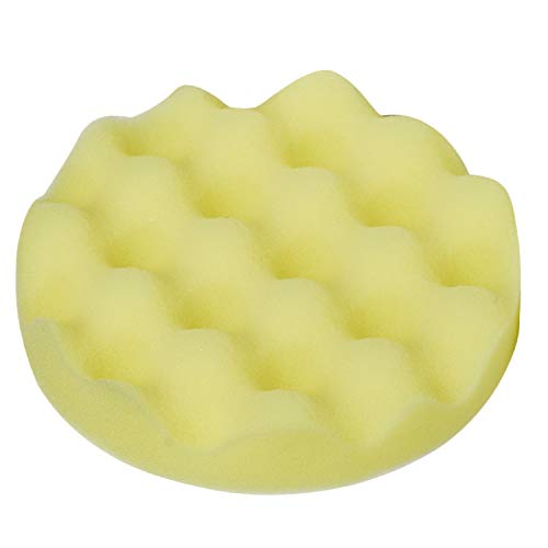 HIFROM 5"/125mm Polishing Buffing Pad Auto Car Drill Polisher Buffer Sponge Pads Set M14 Drill Adapter Replacement for Shank, Car Foam Drill Polishing Pad Kit (Set of 16) - size: 5-Inch