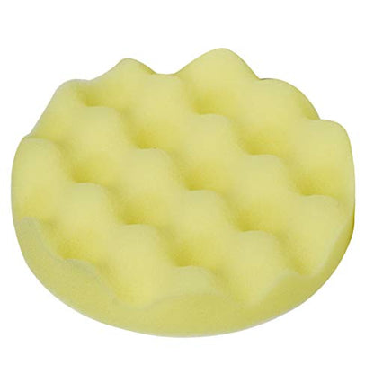 HIFROM 5"/125mm Polishing Buffing Pad Auto Car Drill Polisher Buffer Sponge Pads Set M14 Drill Adapter Replacement for Shank, Car Foam Drill Polishing Pad Kit (Set of 16) - size: 5-Inch