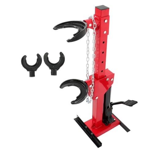 labwork Coil Spring Compressor 4.5 Ton Rated Compression Force 1 Ton with 4 Spring Clasps Auto Strut Hydraulic Compressor Removing Tool