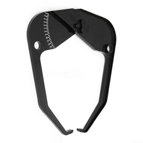 Rim Width Caliper Tire Balancer Measuring Tool for Wheel Rim Width Measurement, Plastic Construction with Bright White Numbers for Easy Reading, Portable Design for Auto