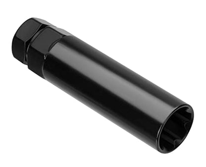 7 Spline Lug Nuts Key Tuner Large Socket Lugnuts Tool for Wrench with 13/16inch(21mm) and 7/8inch(22mm) Hex Replacement 14x1.5 14x2 9/16 Wheel Lug Nut Drive Lock Black 20mm Inner Diameter - size: 7 Spline Lug nuts Key