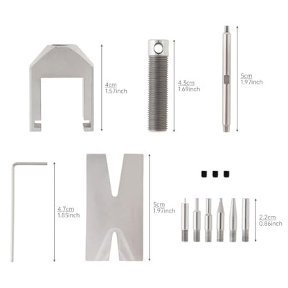 Upgraded Motor Pinion Gear Puller Remover Set RC Motor Gear Puller for Vehicle Model/Small Motor Rc Helicopter Motor Pinion Parts with 6 pcs Thickened and Enlarged Top Pin (1PCS)