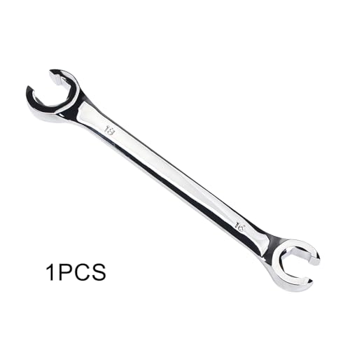 Utoolmart Flare Nut Wrench, 16mm x 18mm Metric Double Open End, 1Pcs - color: 1pcs, size: 16x18mm
