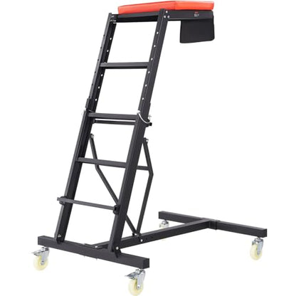 VEVOR Top Automotive Creeper, with Adjustable Height 45.7" to 66.3", 400 LBS Capacity High Creeper, 4 Swivel Caster Wheels, Heavy Duty Foldable Creeper for Auto Repair and Maintenance - size: 48-64 inch, style: I