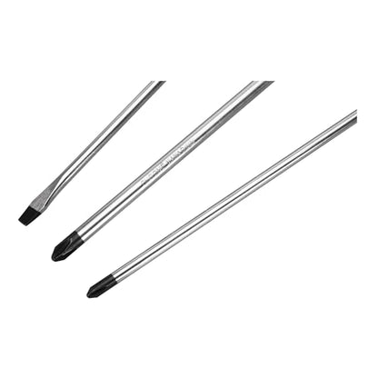 Performance Tool W924 Long Shaft Screwdriver Set, 3-Piece - size: 3pc Hi-Vis Long Shaft Screwdriver Set