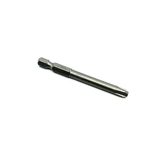 Benchmark Abrasives 1/4 Inch Hex Anti Slip Phillips Insert Screw Head Screwdriver Bits, Rotary Drill Bits for Repairing Electronics, Automotive Parts, Furniture (50 Pack) - (PH3 x 2-3/4") - size: PH3 x 2-3/4"