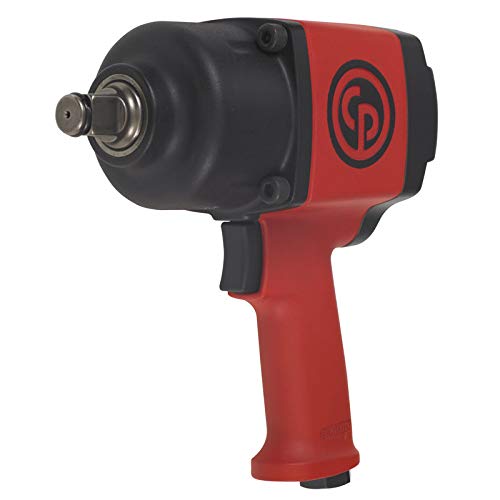 Chicago Pneumatic CP7763 3/4 Inch Air Impact Wrench, Red, Metal - size: 3/4-Inch Drive Size, style: Standard Anvil w/ Pistol Handle