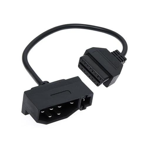 7 Pin OBD1 to OBD2 Adapter Replacement for Car Ford Code Reader Scanner Check Engine Repair Diagnostic Tool Cable Connector