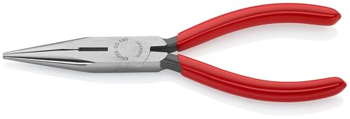 KNIPEX - 25 01 160 Tools - Long Nose Pliers With Cutter (2501160), 6-1/4 inches