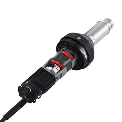 1600W 110V Hot Air Welder Heating Gun, Handheld Hot Air Torch Plastic Welding Gun for TPO PVC Vinyl Welding Kit with Welding Speed Nozzle Roller Rod Carrying Case - color: 1600w-(w/Case)