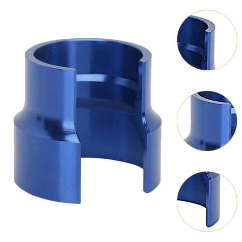 kowaku Motorcycle Rear Shock Seal Head Push Tool Maintenance Tool Aluminum Alloy 40-50mm Oil Tooling, Blue - color: blue