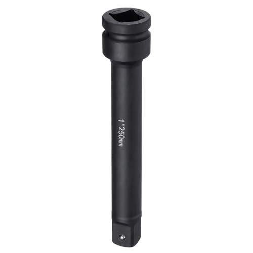 HARFINGTON Impact Socket Extension Bar 1" Square Drive 10" Long CR-V Steel Extension Rod Ratchet Wrench Driver Adapter for Axle Nut Sockets, Black - size: 1" Square Drive 10" Long