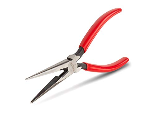 TEKTON 7 Inch Long Nose Pliers | PGF10007 - color: Serrated Jaw, size: 7 Inch Straight