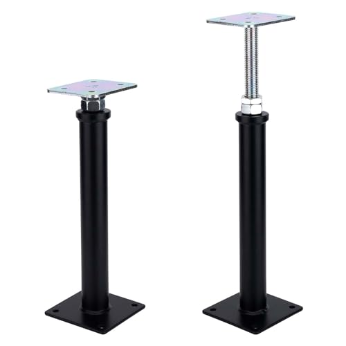 2-Pack Adjustment Floor Jack Post Floor Jack Lift Supports 12.5-16.5 Inch Adjustable House Jack,Adjust Supports,Lift Supports,Mini Screw Jack, Floor Straightener,Level Supports - size: AR 12.5-16.5