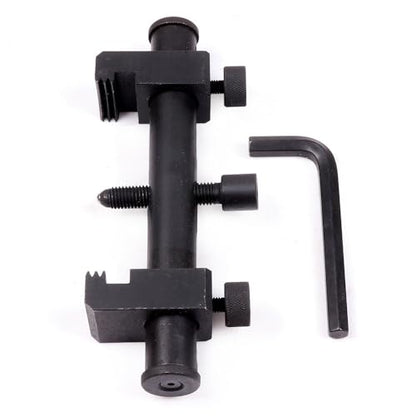 Ribbed Drive Pulley Puller Universal Carbon Steel Crankshaft | Remover Tool with Hex Allen Key Adjustable Auto Repair Tool for Air Conditioning Units Water Pumps