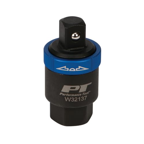 Performance Tool W32137 1/2-Inch Drive Ratcheting Breaker Bar Adapter - Converts Breaker Bar or Sliding T-Handle into Ratchet - Reversible Ratcheting Mechanism with Anodized Switch Collar - style: 1/2" DR Ratcheting Adapter
