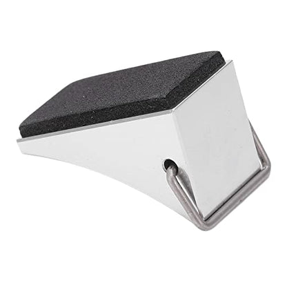 RC Wheel Chock 4 Pack Aluminum Alloy Antislip Car Stand, 32x21x16mm Compact Remote Control Car Accessory for Trail Truck Crawler Buggy Storage Display Ramp Stop (Silver) - color: Silver