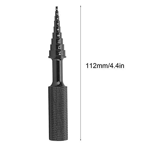 RC Bearing Tool, 2 to14mm Aluminum Alloy Steering Hub Carrier Disassembly Removal Tool Non Slip Puller Removal for RC Car Accessory (Black) - color: Black