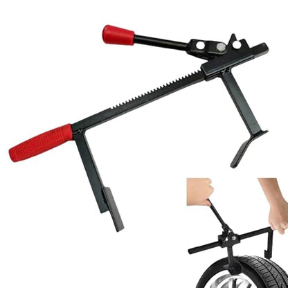 Manual Tire Spreader,Manual Tire Expander,High HardMetal High Hardness Heat Treatment Portable Tire Changer Tool Automotive Truck Tire Repair Kit Tools (Black 16.9 inch) - size: Black 16.9 inch