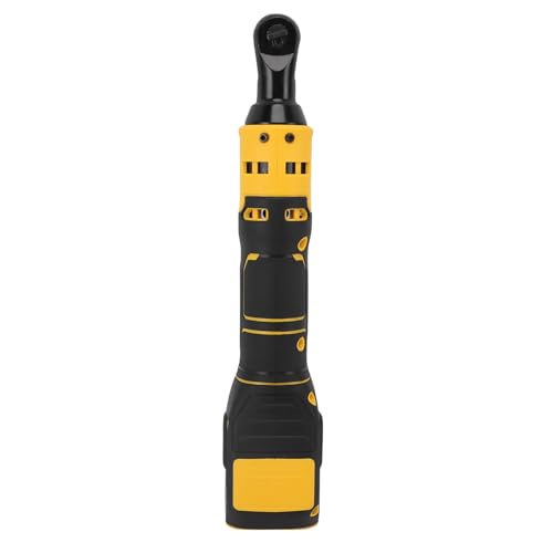 AUNMAS 3/8in Cordless Electric Ratchet Wrench 160Nm Brushless Motor Power Ratchet Tool with Low Head Design for Automotive Repair Home Maintenance