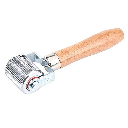 Tbest Tire Repair Tool Wooden Handle with Ball Bearing Roller for Efficient Tire Puncture Fixing Durable Lightweight Portable Middle Large Size Optional (L 6.6x6.6ft) - size: L 6.6x6.6ft