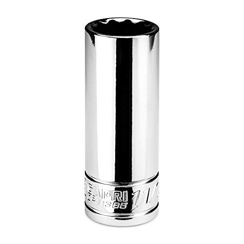 Capri Tools 11/16 in. Deep Socket, 3/8 in. Drive, 12-point, SAE - size: 11/16-Inch