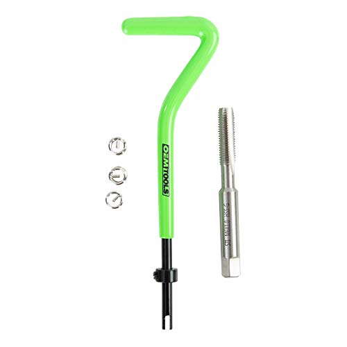 OEMTOOLS 25626 M6-1 Thread Repair Kit, Spark Plug Thread Repair Metric Set, Designed for Automotive, Military, and Aviation Uses, Alloys, Steels, and Plastics - size: M6-1, style: Metric